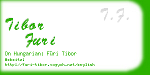tibor furi business card